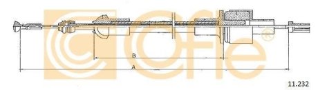 Трос зчеплення COFLE 11.232