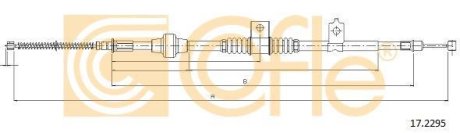 Трос ручного гальма COFLE 172295