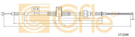 Трос ручного гальма COFLE 172296