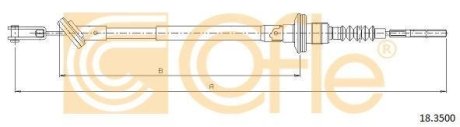 Трос зчеплення COFLE 18.3500