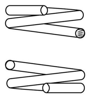 Пружина подвески задняя (кратно 2) MB C-Class (W202) 180-280 (96-01) CS Germany 14319559