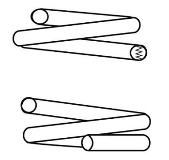 Пружина передняя SKODA OCTAVIA TOUR (1U2) 96-10; SEAT TOLEDO II (1M2) 99-06; VW GOLF IV (1J5) 99-06 CS Germany 14950707 (фото 1)