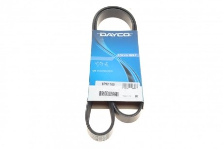 Ремень ручейковый DAYCO 6PK1160