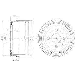 Тормозные барабаны Delphi BF151