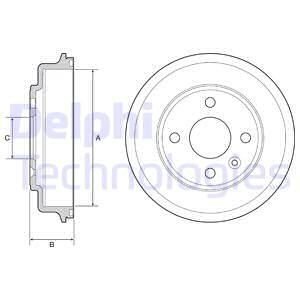 Тормозные барабаны Delphi BF554