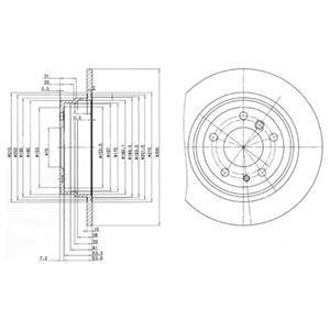 Тормозные диски Delphi BG2431