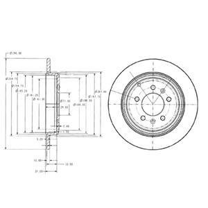 Гальмівні диски Delphi BG2573