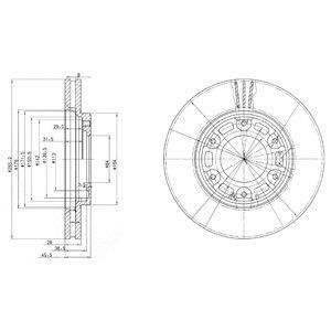 Тормозные диски Delphi BG3193