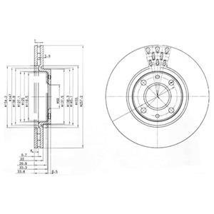 Тормозные диски Delphi BG3574