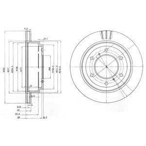 Тормозные диски Delphi BG3813