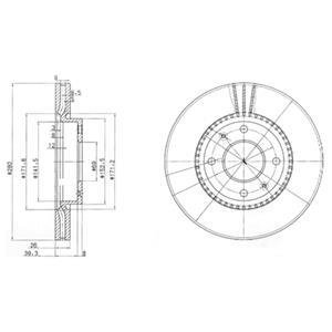 Тормозные диски Delphi BG4013