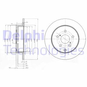 Тормозной диск Delphi BG4051