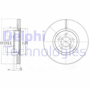 Тормозные диски Delphi BG4056C