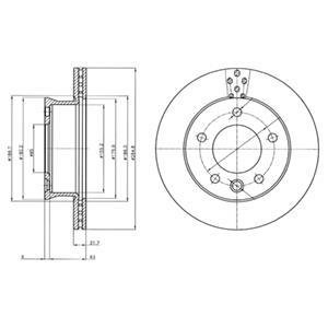 Тормозные диски Delphi BG4067