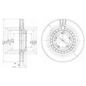 Тормозные диски Delphi BG4134