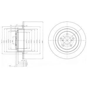 Тормозные диски Delphi BG4154