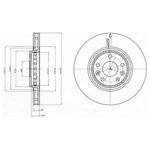 Тормозные диски Delphi BG4266