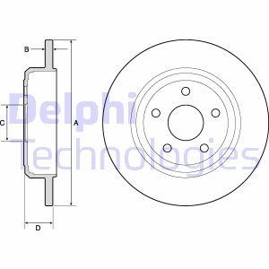 Тормозные диски Delphi BG4772C