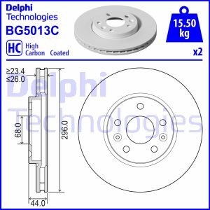 Гальмівні диски Delphi BG5013C