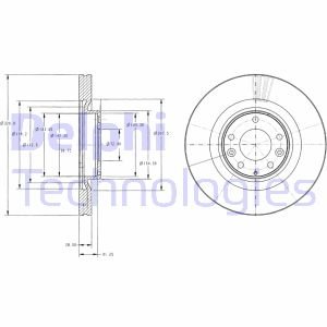 Тормозные диски Delphi BG9104