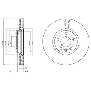 Гальмівний диск Delphi BG9106