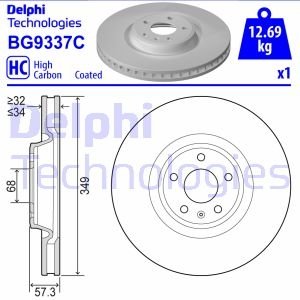 Тормозные диски Delphi BG9337C