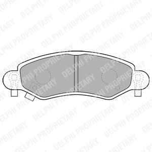Гальмівні колодки, дискові Delphi LP1500