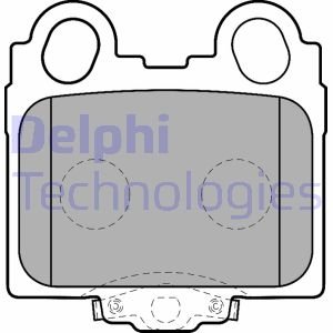 Тормозные колодки, дисковые Delphi LP1510