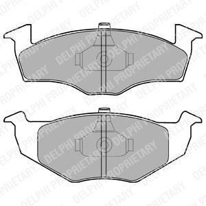 Гальмівні колодки, дискові Delphi LP1591