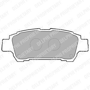 Гальмівні колодки, дискові Delphi LP1710