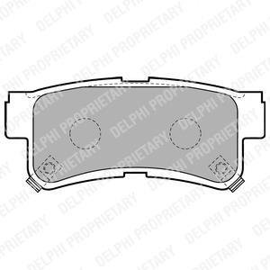 Гальмівні колодки дискові Delphi LP1765