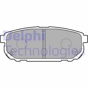 Тормозные колодки дисковые Delphi LP1850