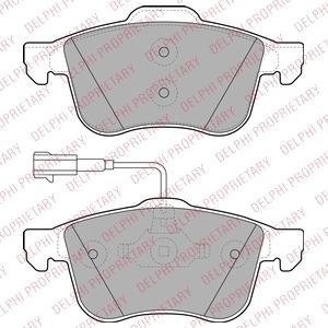 FIAT гальмів.колодки передн.Alfa Romeo 159 05- Delphi LP1959