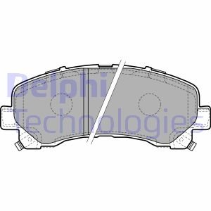 Тормозные колодки, дисковые Delphi LP2229