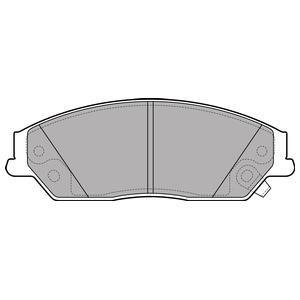 Тормозные колодки дисковые Delphi LP2714