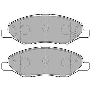 Тормозные колодки дисковые Delphi LP3169