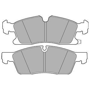 Гальмівні колодки, дискові Delphi LP3173