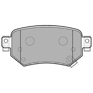 MAZDA Гальмівні колодки задні 6 12- Delphi LP3234