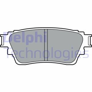 Тормозные колодки дисковые Delphi LP3408