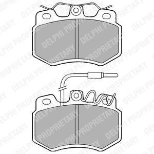 PEUGEOT гальмівні колодки передні 205,309,Citroen C15 Delphi LP536