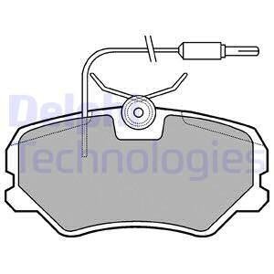 Тормозные колодки дисковые Delphi LP564