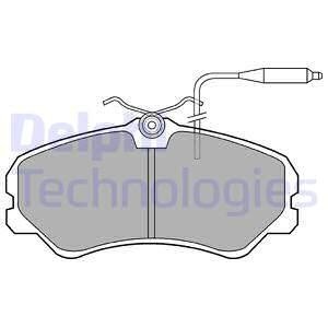 Тормозные колодки дисковые Delphi LP594