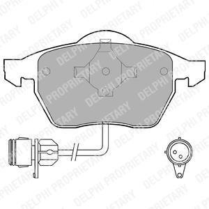 Тормозные колодки дисковые Delphi LP784