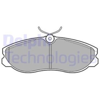 Тормозные колодки дисковые Delphi LP847