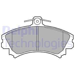 Комплект гальмівних колодок Delphi LP993