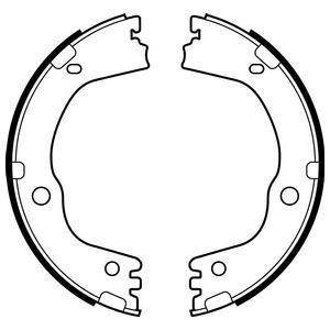 Гальмівні колодки, барабанні Delphi LS2081