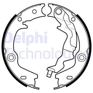 Тормозные колодки барабанные Delphi LS2161