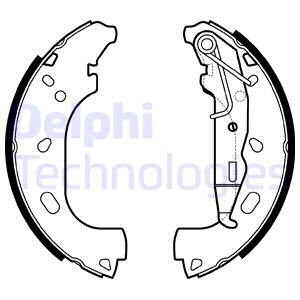 Гальмівні колодки, барабанні Delphi LS2167