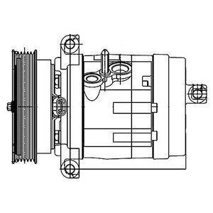 Компресор кондиціонера Delphi TSP0155984