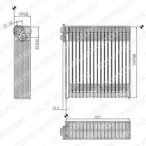 Радиатор кондиционера Delphi TSP0525153